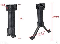 Tactical Picatinny Foregrip Bipod Insert Legs 3610805