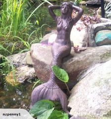 Cast Iron Mermaid Nautical Decor Statue 2009001