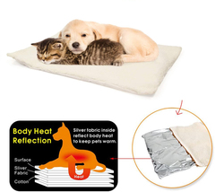 Self Heating Pet Blanket Cat Dog Self Warming Mat Washable Rug 3643301