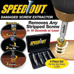 Screw Extractor Set Broken Screw Drill Bits Easy Out Bolt Remover 3638606