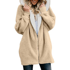 Hoodie Fur Coat Jacket Womens Clothing Size 20-24 D0560BG8