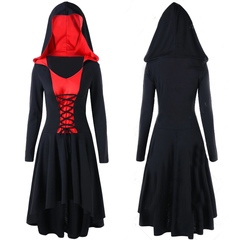 Hoodie Dress Halloween Shirt Dress Womens Clothing Size 12-14 J1583BK6