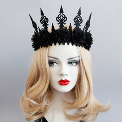 Filigree Queen Crown Gothic Tiara Hairband B0273BK0