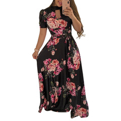 Maxi Dress Ball Dress Floral Dresses Womens Clothing Plus Size 20-22 J2111BK8