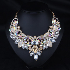 Gorgeous Party Clear Rhinestone Crystal Necklace 1622520