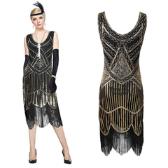 Flapper Dress Gatsby Ball Evening Dress Womens Clothing Size 20-22 J2148GD7