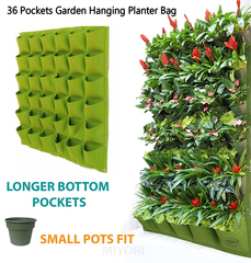 36 Pocket Planter Garden Hanging Bag I0746GN2