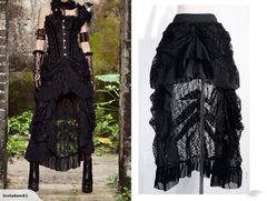 Steampunk Lace Skirt 2334413