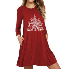 Christmas Shirt Dress Womens Clothing Size 16-18 J2304RD9