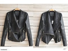 Faux Leather Jacket Womens Clothing Size 14 1810314