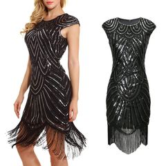 Flapper Dress Ball Dress Evening Dress Womens Clothing Size 16-18 J2097BK5