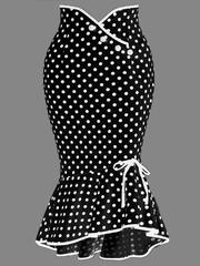Rockabilly Midi Skirt Womens Clothing Size 14-16 F0796BK6