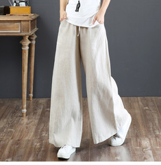 Linen Pants Womens Clothing Size 12-14 F0989BG6