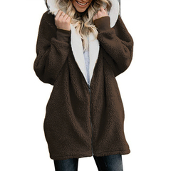 Hoodie Fur Coat Jacket Womens Clothing Size 20-24 D0560DC8