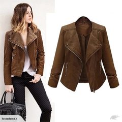 Faux Leather Jacket 1838088