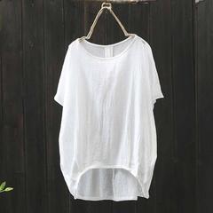 Linen Shirt Blouse L1367WT8