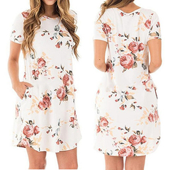 Cotton Dress Slip Floral Boho Dress Summer Dresses Womens Clothing 4037525