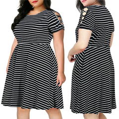 Stripe Mini Dress J1895BK8