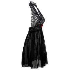 Sexy Lingerie Dress Lace Babydoll Chemise Size 24-26 A0653BK7