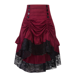 Steampunk Lace Skirt F0837RD5