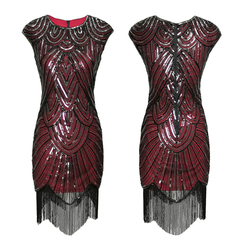 Flapper Dress Ball Dress Evening Dress Womens Clothing Size 8-10 J2097RD2