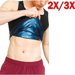 Men's Sweat Shapewear Workout Sauna Tank Top 2X/3X L1919MN6