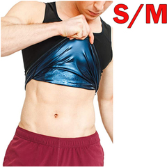 Men's Sweat Shapewear Workout Sauna Tank Top S/M L1919MN2
