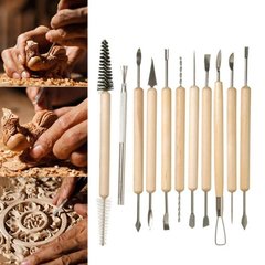 Pottery Clay Sculpting Wax Polymer Tool Set 3653201