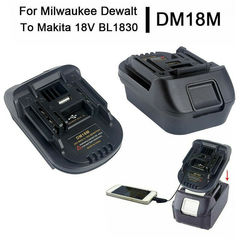 Milwaukee Dewalt To Makita Adapter 18V Lithium3655505