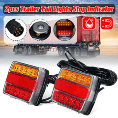 Trailer Tail Lights 7 Pin Magnetic 16 LED 2004047