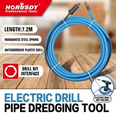 Power Drill Snake Drain Cleaner Plumbing Sink Pipe Cleaning 2036522