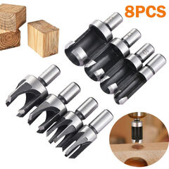 Wood Plug Cutters Drill Bit Set 3647632