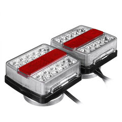 Trailer Tail Lights 7 Pin flat Magnetic 16 LED 2004522