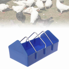 Pigeon Feeder Birds Food Poultry Cages Feeding Dish Food Dispenser 2032210