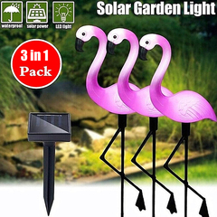 Solar Garden Light Outdoor Flamingos Garden Ornaments Lights 2004038