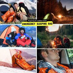 Emergency Sleeping Bag Camping Rescue Survival Blanket 3632401