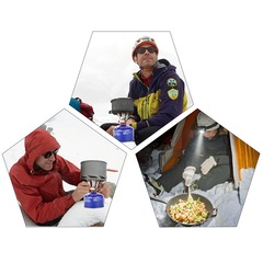 13pcs Camping Stove Set Cookware Picnic Bowl Pot Pan Gas 2032501