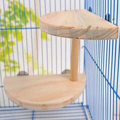 Wooden Platform Birds Parrots Stand Perch Chinchilla Hamster  3661902