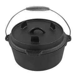 Cast Iron Dutch Oven Camping Pot Frying Pan Skillet Set 2028808