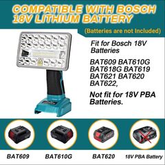 Cordless LED Work Light Power by Bosch battery 3655520
