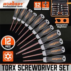 HORUSDY Torx Screwdriver Set Magnetic T6 - T40 2037210