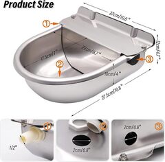 Water Trough Auto fill Drinking Bowl 2011804