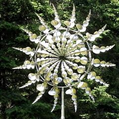 Magical Metal Windmill 3D Wind Spinner Kinetic Sculpture  2037324