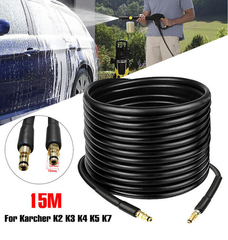 15M Water Blaster High Pressure Washer Extension Hose Pipe for Karcher 2027603