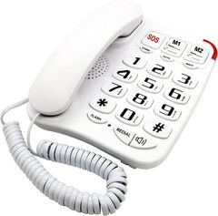 Big Button Phone Landline Telephone for Seniors with Emergency Dail 3669101