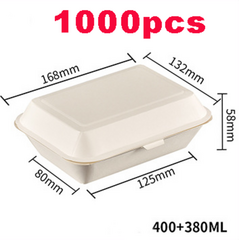 Food Containers Takeaway Box 1000pcs 2042405*2042405+1000