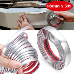 Car Chrome Styling Moulding Trim Strip 18mm x 5M 3633205